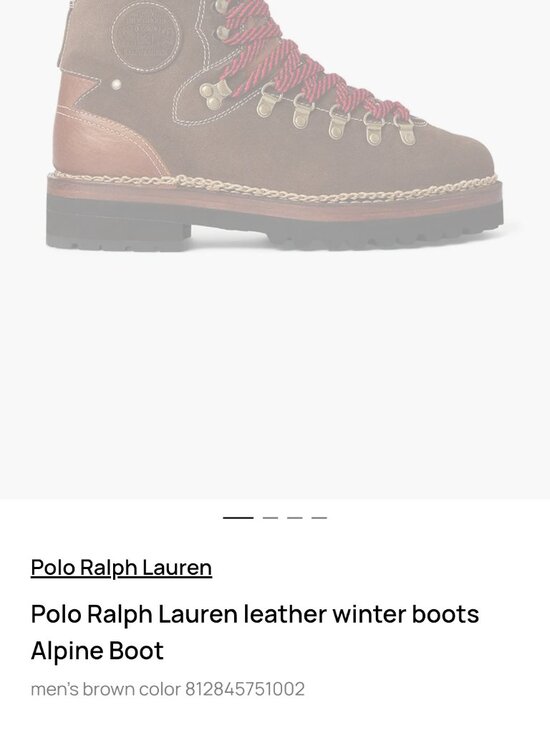 Polo Ralph Lauren Suede Hiking Boots main image 5